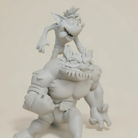 Άβαφη 3D Фигура Crash Bandicoot 300 мм Боядисване DIY Подарък Цветове 30 см 1:6