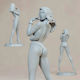 Unpainted 3D Figur Wonder Woman Pin Up 3D Bemalung Diy Geschenk Farben 30 Cm 1:6