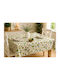 Fleckabweisendes Tischtuch Set Avocado 120x160cm