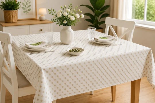 Stain Resistant Tablecloth Set Heirloom 140x180cm