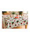 NufJoy Fleckabweisendes Tischtuch Set Wassermelone 140x180cm