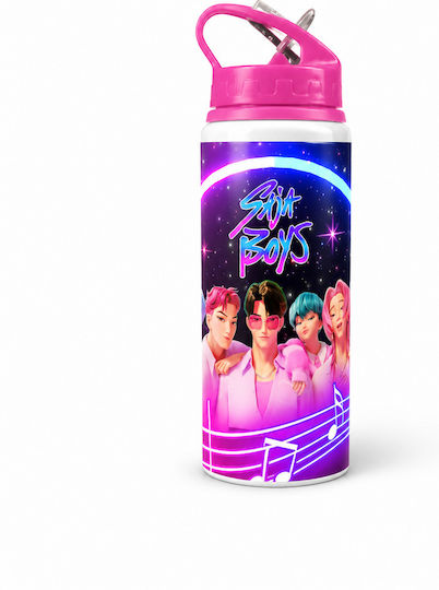 Digital Place Vânătorii De Demoni K-Pop Sticlă Pentru Copii Vânătorii De Demoni K-Pop Aluminiu 600ml