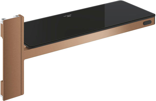 Grohe Spa Aqua Pure Shower System Shelf 231 X 91 Mm Metal Acrylic Matte Copper 101677dl00