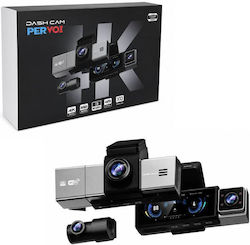 PerVoi X13 Σετ Κάμερα DVR Αυτοκινήτου 4K με Οθόνη 3.2" Wi-Fi, GPS & Κάμερα Οπισθοπορείας