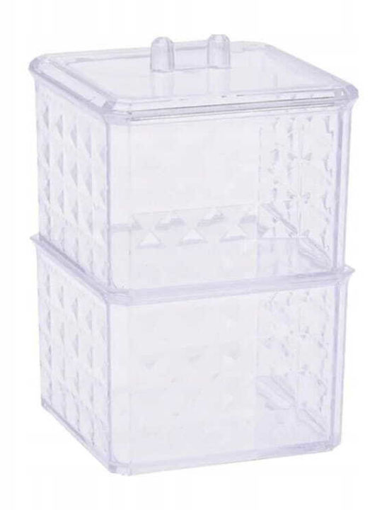 Koopman Cutie De Organizare Cosmetice Transparentă 2 Bucăți