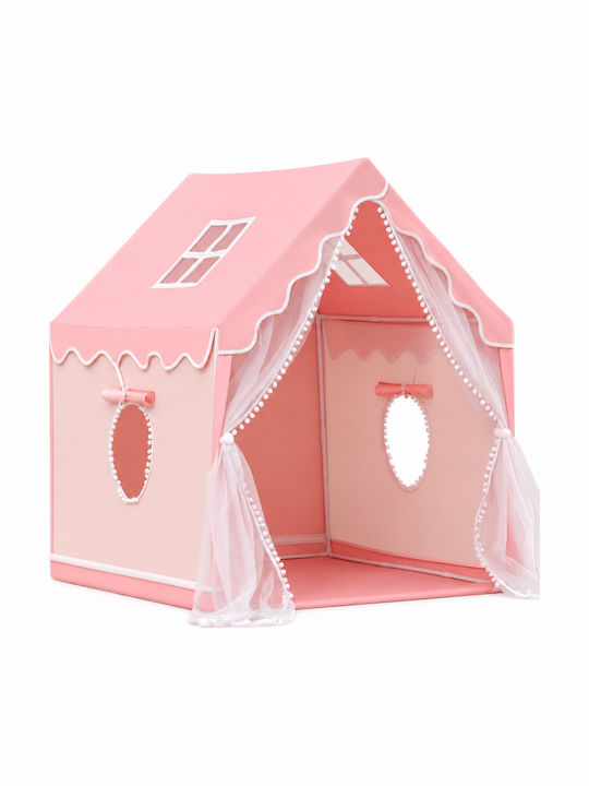 ikonka Children's Play Tent Little House Orange