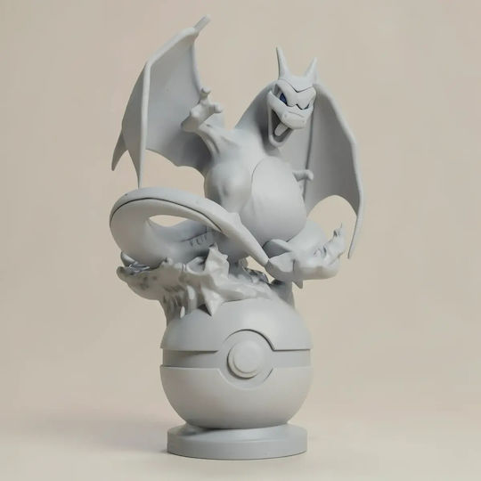 Άβαφη 3d Φιγούρα Basic Pokemon Collection Charizard Clone Βάψιμο Diy Δώρο Χρώματα 20 Cm 1:8