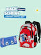 Schulranzen Set Rucksack Lilo and Stitch Kisses Rote + Dreifach Etui