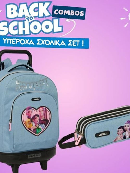 School Bag Backpack Demon Hunters Kpop Huntrix Plus Triple Pencil Case