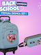 School Bag Backpack Demon Hunters Kpop Huntrix Plus Triple Pencil Case