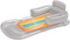 Saltea Gonflabilă Pentru Piscină Șezlong 150x77 Cm Suport Pahare Gri