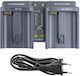 Încărcător De Baterii Ws Xtreme Power Canon Lp-e4 Lp-e4n 2 Locuri 12.6v 1a