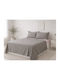 Silk Fashion Bed Sheet Set With 2 Pillowcases Super-Double With Rubber Hugger 160x200+35cm Whisper 3 Pieces