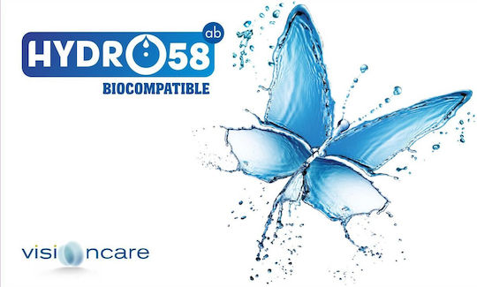 Clearlab Hydro 58 +1,25d Biocompatible 3 Μηνιαίος Φακός Επαφής Υδρογέλης