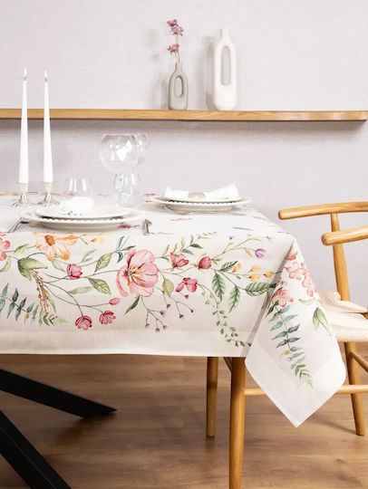 Liolios Home Τραπεζομάντηλο Μπεζ 160x220εκ.