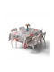 Red Tablecloth 140x240cm
