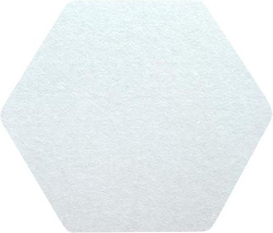 Audiodesigner Ecoplan Hexagon Audio Treatment Panels 17,3 Cm 0.47 Sq M White 6 Pieces