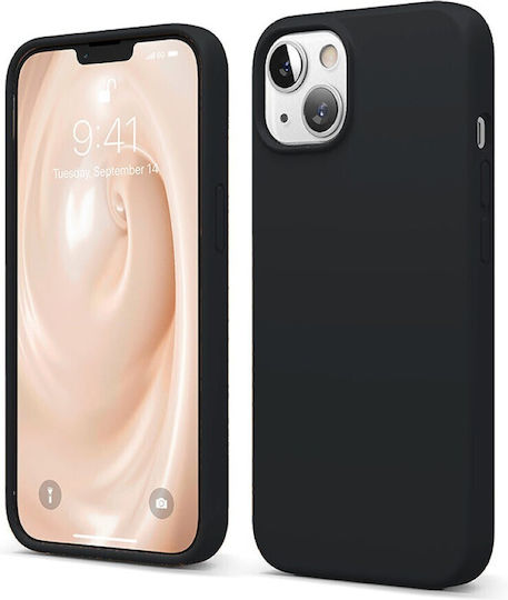 Premium Задна Корица Силикон Водоустойчива Черна (iPhone 13)