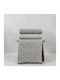 Linea Home Regina Sofa Throws 2 Seater 180x240cm Mocha