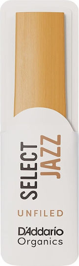 Daddario Woodwinds D'addario Jazz Select Organic 3μ Unfield Alto Saxophone Reeds 1 Pc