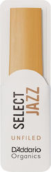 Daddario Woodwinds D'addario Jazz Select Organic Καλάμια Σοπράνο Σαξοφώνου Medium Νο.2 Τεμ Filed