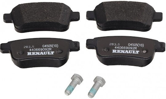 Renault Kangoo Ii 08 Back Brake Pads