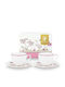 PiP Studio Jolie Dots Cappuccino Cup Set Porcelain Gold 280ml 2pcs