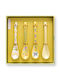 PiP Studio Set Of Yellow Stainless Steel Spoons 4 Pieces