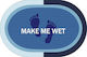 Dimcol Bathtub Anti-Slip with Suction Cups Blue 50x70cm