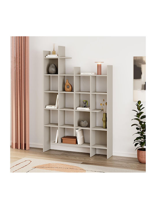 Manco Bookcase Sandstone 122x25.5x188 cm