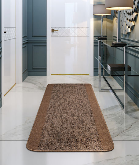 Rutschfestes Küchenläufer-Teppich Granite Brauntöne-Crem 67x230