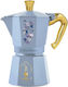 Bialetti Moka Express Electric Stovetop Espresso Pot Blue