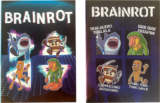 Gim Τετράδιο Ριγέ Α4 50 Φύλλων Toikido Brainrot (Διάφορα Σχέδια)