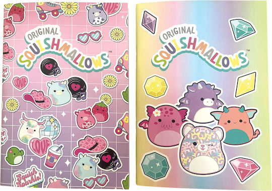 Gim Тетрадка На Райета 40 Листове Squishmallows Различни Дизайни