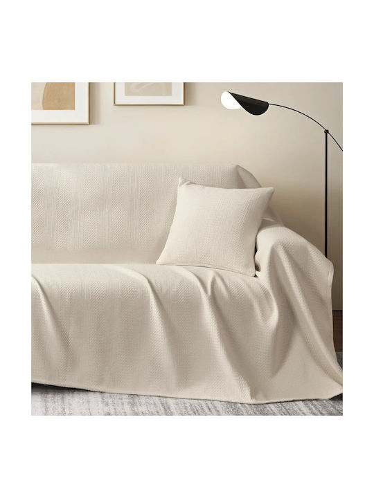 Liolios Home Decorative Pillow Case Taupe 45x45cm