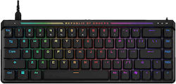 Asus ROG Falchion Ace HFX Tastatură de Gaming Mecanică 65% cu comutatoare ROG HFX și iluminare RGB (Engleză SUA) Asus ROG Falchion Ace HFX Tastatură de Gaming Mecanică 65% cu comutatoare ROG HFX și iluminare RGB (Engleză SUA)