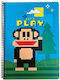 Paul Frank Spiral Ruled Notebook A4 2 Subjects Let's Play