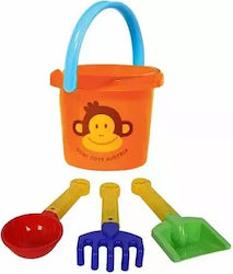 Small Foot 558037-038388 1-32 Плажни Игри Подредба 4 Бройки Оранжев Летен Small Foot 558037-038388 1-32 Плажни Игри Подредба 4 Бройки Оранжев Летен