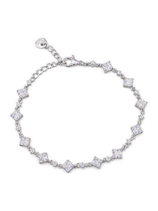 Nire Damen Armband aus Silber mit Zirkon