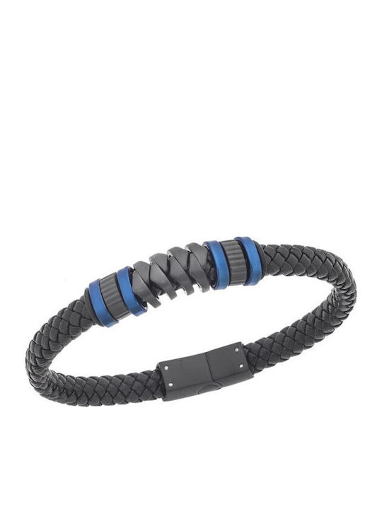 Senza Men's Leather Bracelet