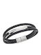 Senza Men's Leather Bracelet