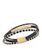 Senza Men's Leather Bracelet