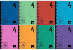 AG Trees Simple Notebook Spiral Ruled A6 4 Items