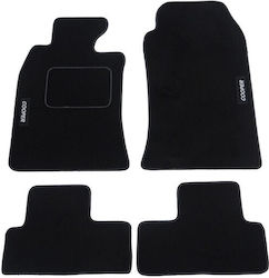 Auto Fußmatten Set 4 Stück Mini Cooper R50 R52 2001-2006 Premium Schwarz Auto Fußmatten Set 4 Stück Mini Cooper R50 R52 2001-2006 Premium Schwarz