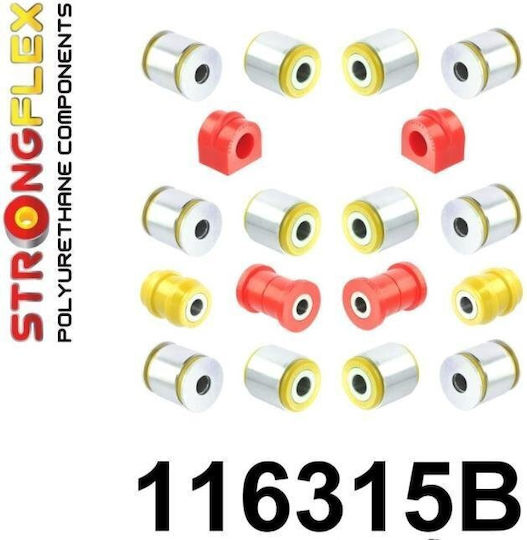 Strongflex Mercedes SLK R171 04-11 Sport Polyurethane Bushes Set 18 Pcs 116315b