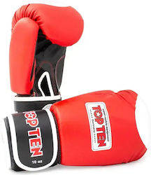 Top Ten Wako 2011.10oz Rot Aspro Boxhandschuhe Leder Für Wettkampfhandschuhe Rote