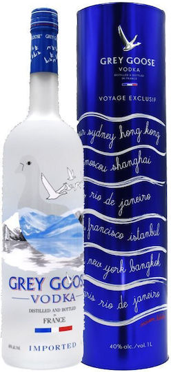 1l Grey Goose Vodka Voyage Exclusif Tin Box