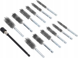 Cylindrical Brushes Cleaning Rods 12 Pcs Hex Extension Falon-tech Ft1257