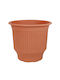 Sic Plast Пластмасова Саксия За Цветя Терракота 45x45x42см