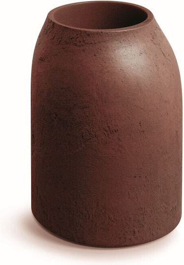 Ethick Γλάστρα Πλαστική Red Ochre 48x48x60εκ.
